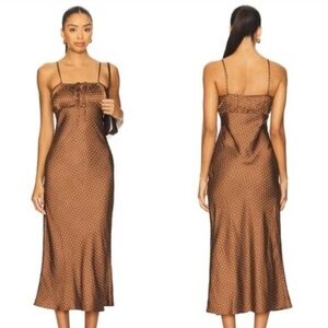 Ciao Lucia Leo Dress Casual Square neck Sleeveless Size S